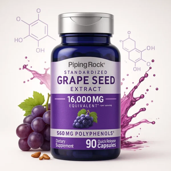 Piping Rock Standardized Grape Seed Extract