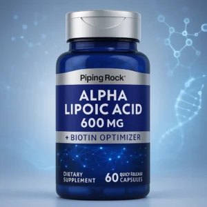 Piping Rock Alpha Lipoic Acid 600 mg + Biotin Optimizer