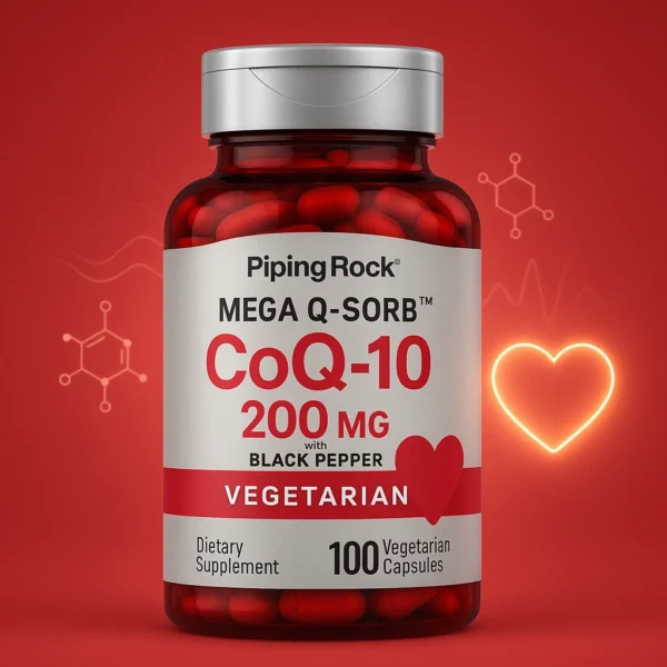 MEGA Q-SORB™ CoQ-10 200 mg with Black Pepper